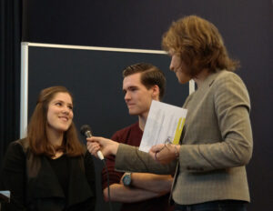 vera en teun presenteren hun resultaten